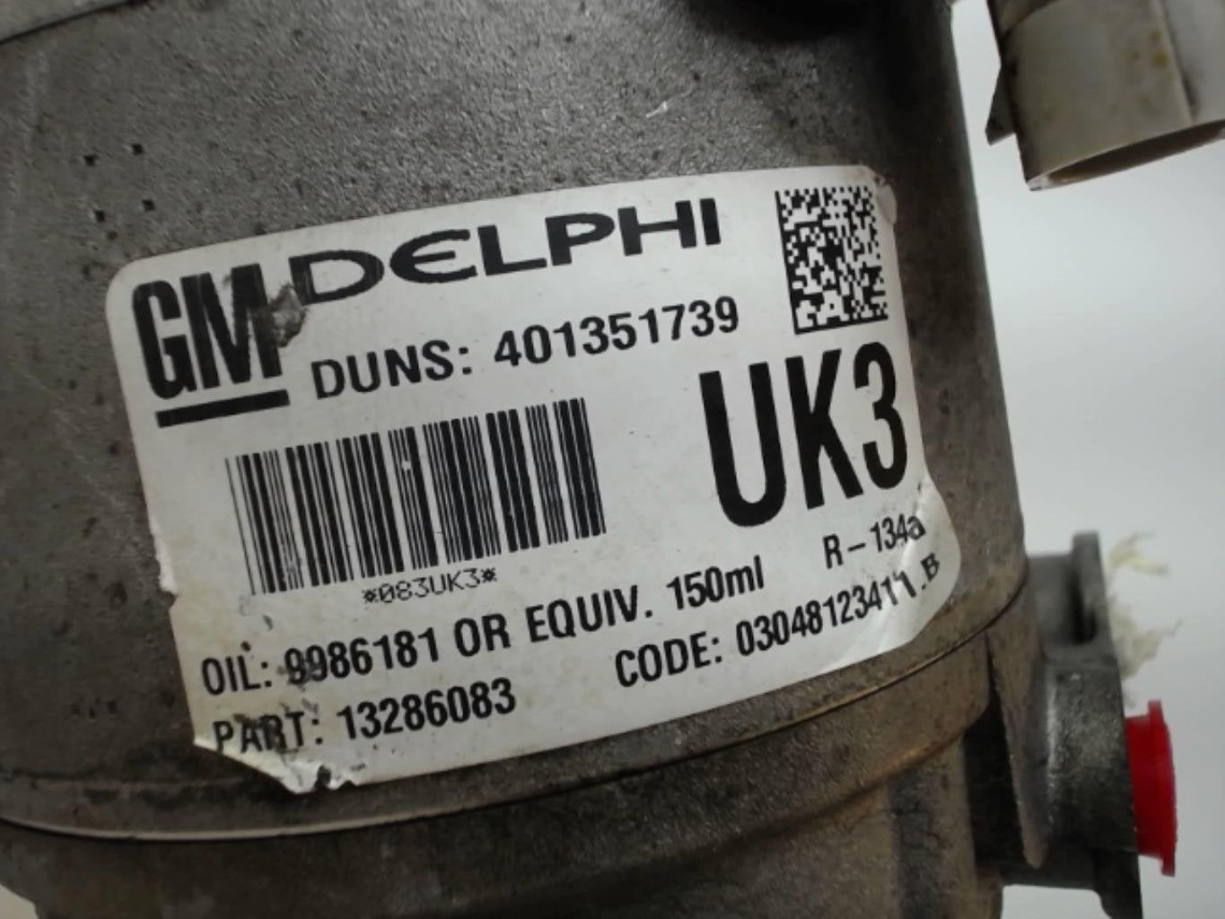 Airco pomp Opel Astra GTC GM Delphi 13286083 - Gebruikt, Auto-onderdelen, Ophalen of Verzenden, Gebruikt, Opel