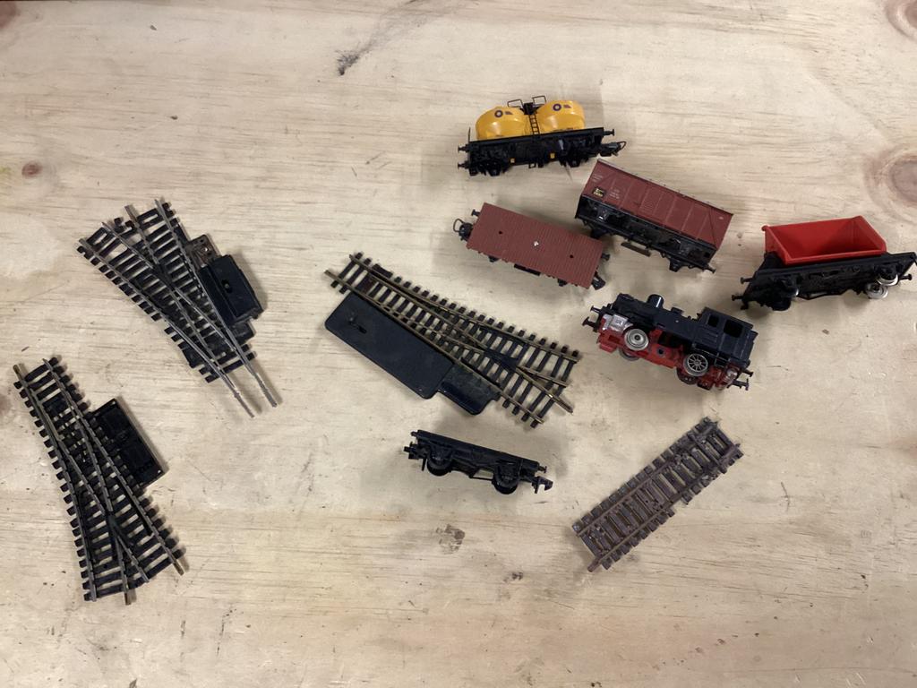 Trein Marklin Fleischmann etc loop sloop, Hobby en Vrije tijd, Modeltreinen | H0, Gebruikt, Verzenden, Fleischmann, Gelijkstroom