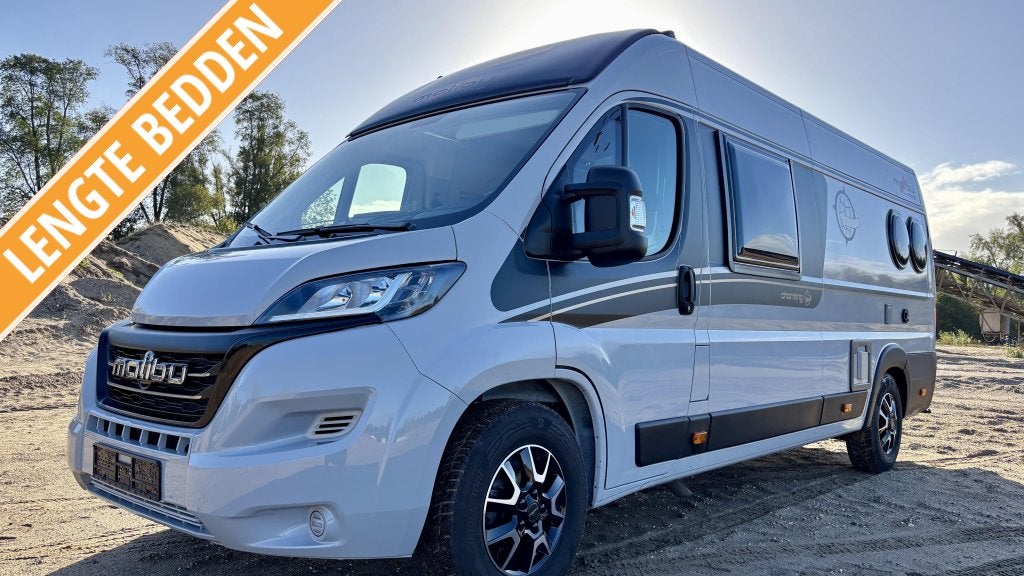 Malibu 640 - LENGTEBEDDEN - BUSBIKER - GRIJS - SOLAR - LFP04, Caravans en Kamperen, Buscamper of Camperbus, Ringverwarming, Malibu