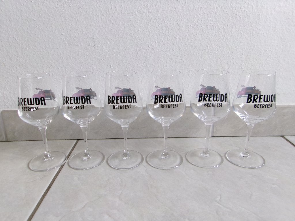 brouwerij Frontaal glazen (6 stuks), Ophalen of Verzenden, Nieuw, Glas of Glazen, Overige merken