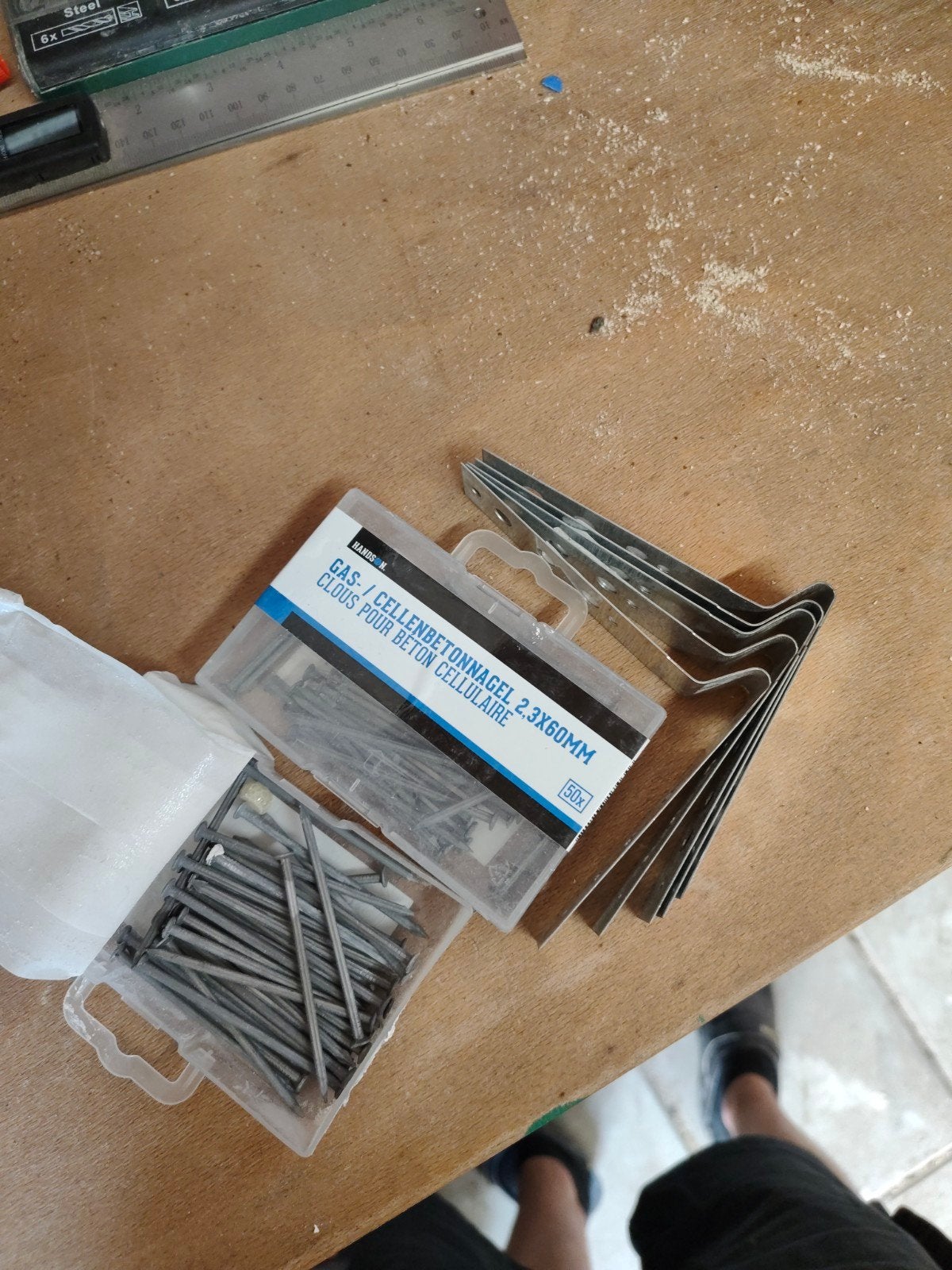 Cellenbetonnagels + 5 ankers, Ophalen, Nieuw