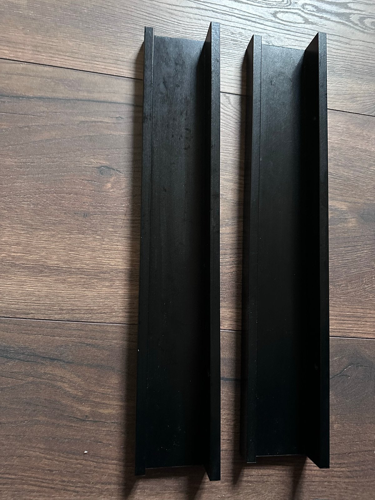 Zwarte houten planken IKEA, Ophalen, Gebruikt