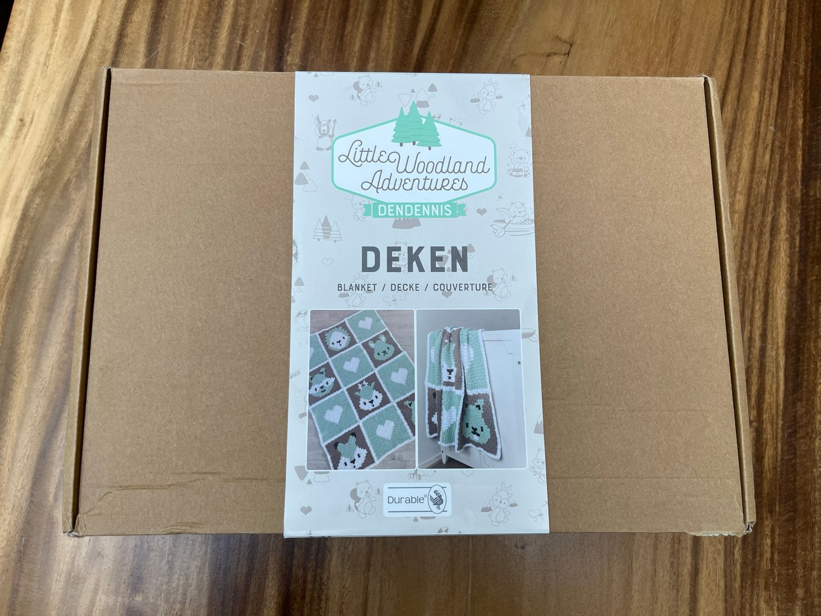 DenDennis Little Woodland Adventures–Haakpakket Deken–Nieuw, Ophalen of Verzenden, Nieuw, Haken, Wol of Garen