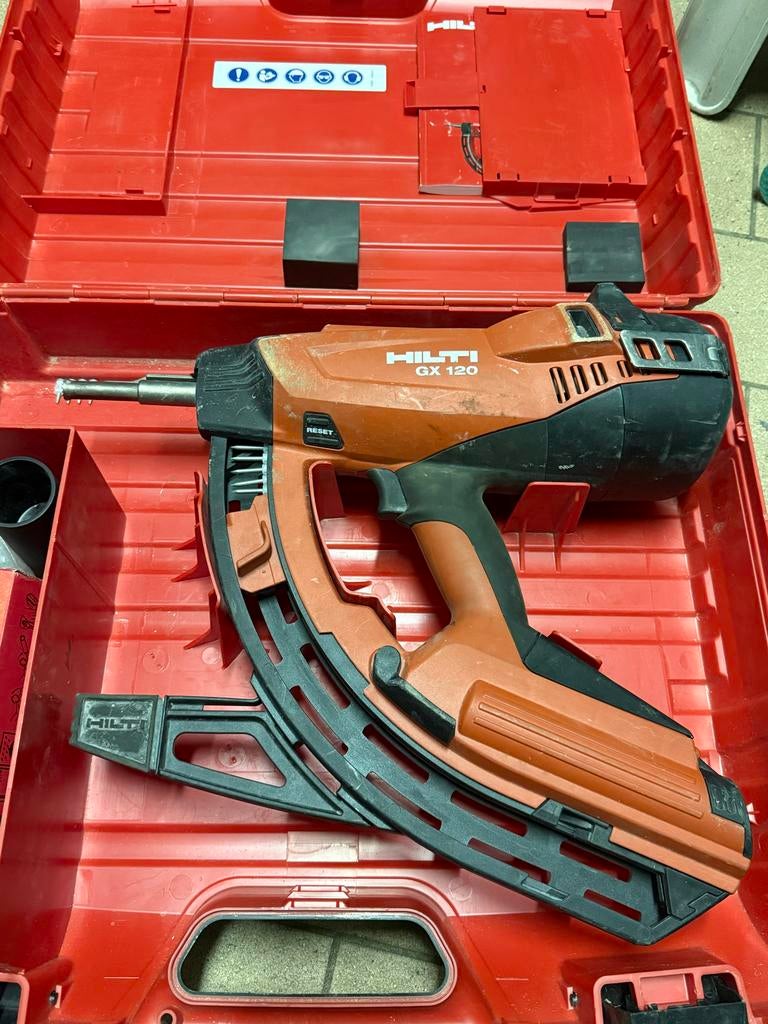 Hilti GX 120 Nagelpistool met nagels en gaspatroon, Ophalen, Zo goed als nieuw