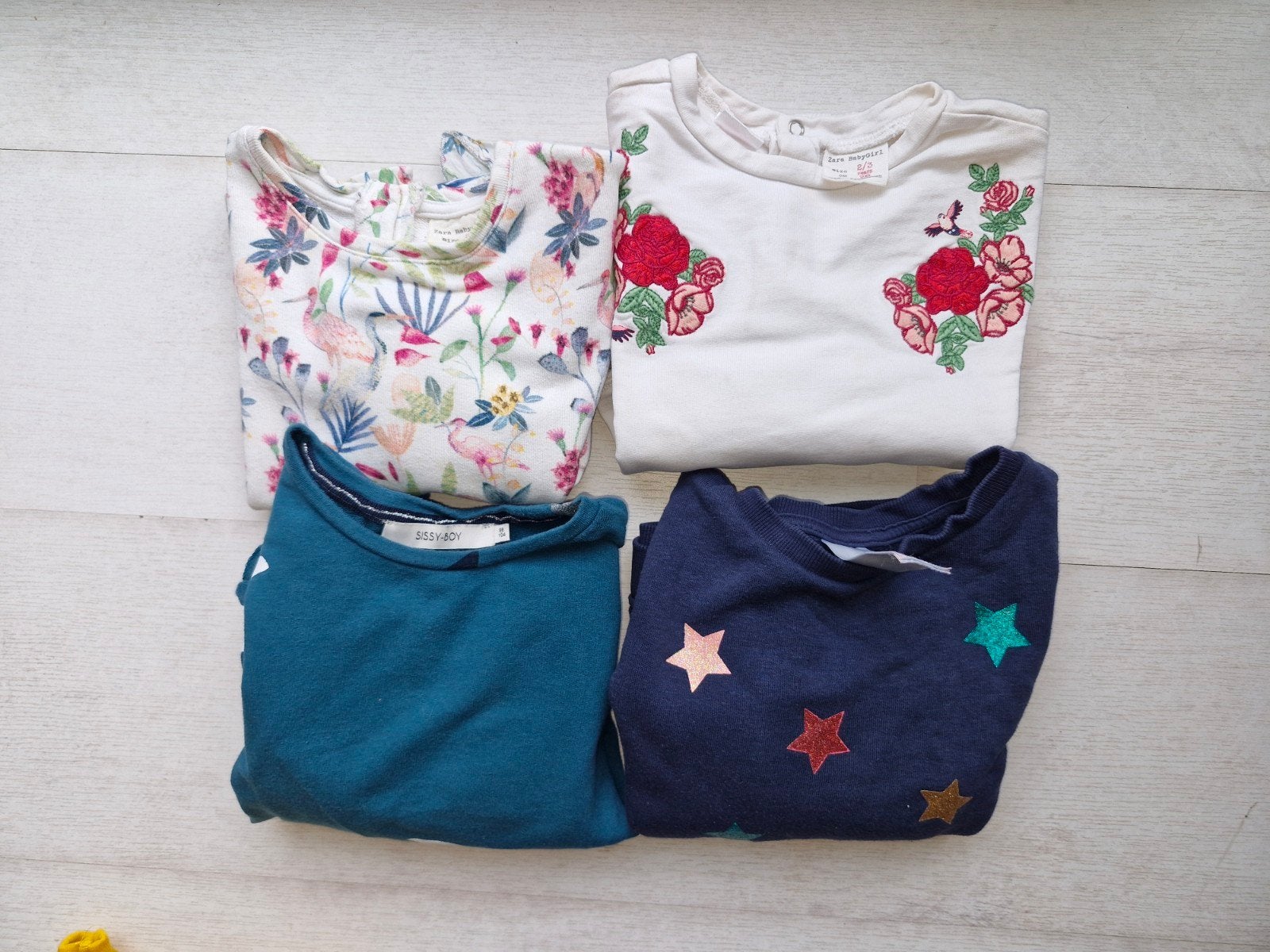 4 meisjes sweatshirts (Zara, Sissy Boy) - Maat 98/104, Meisje, Trui of Vest, Ophalen of Verzenden, Sissy Boy, Zara