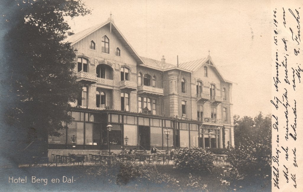 Hotel Berg en Dal, Nijmegen (1904) 128131, Verzenden, Voor 1920, Gelopen, Gelderland