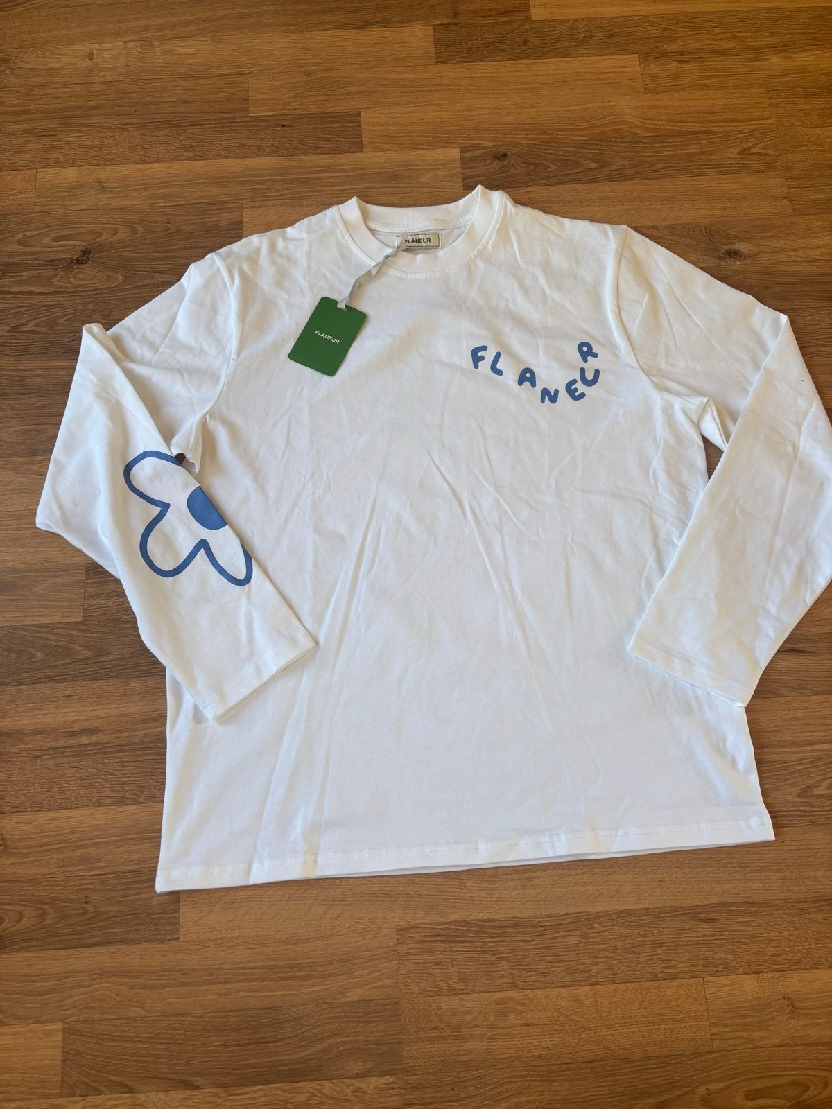 Nieuw Flaneur T-shirt met lange mouwen - Maat L, Kleding | Heren, Ophalen of Verzenden, Nieuw, Maat 52/54 (L), Wit