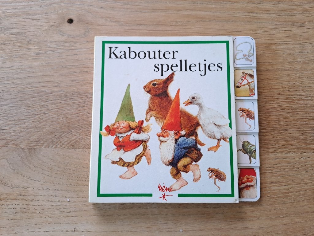 KABOUTERSPELLETJES. RIEN POORTVLIET. KARTON., Gelezen, Rien Poortvliet, Ophalen of Verzenden, 2 tot 3 jaar