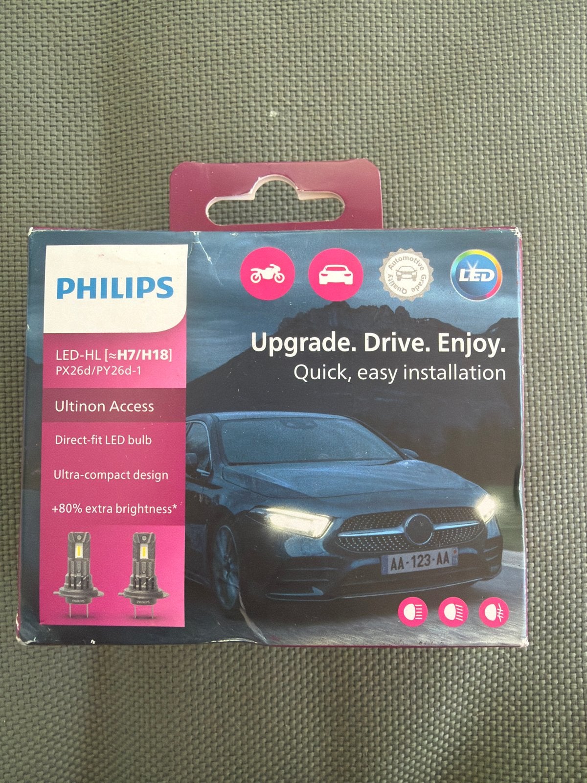 Philips LED-HL H7/H18 Ultinon Access LED-lampen nieuw, Ophalen, Nieuw, Universele onderdelen