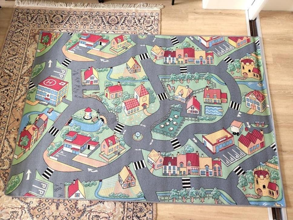 Speelkleed verkeersparcours 200 x 140 cm, Kinderen en Baby's, Speelgoed | Speelkleden, Ophalen