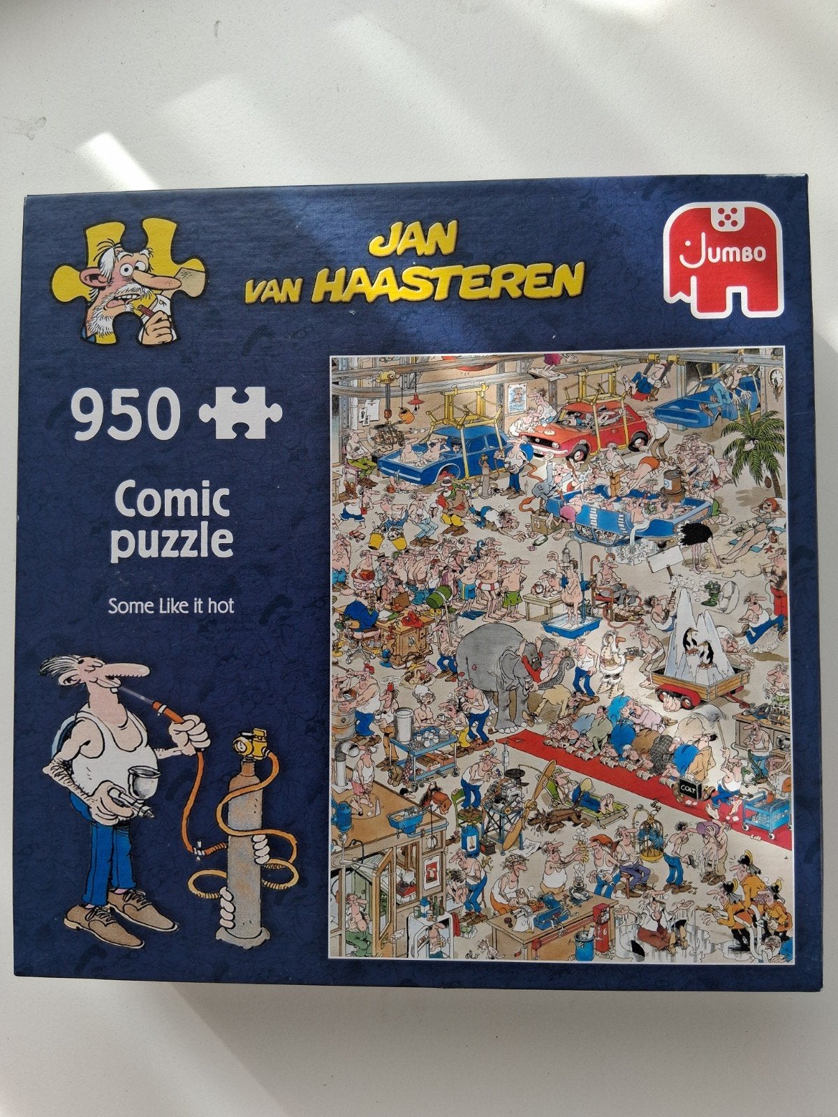 Jan van Haasteren Puzzel - Some Like it Hot (950 stukje, Ophalen of Verzenden, 500 t/m 1500 stukjes, Zo goed als nieuw, Legpuzzel