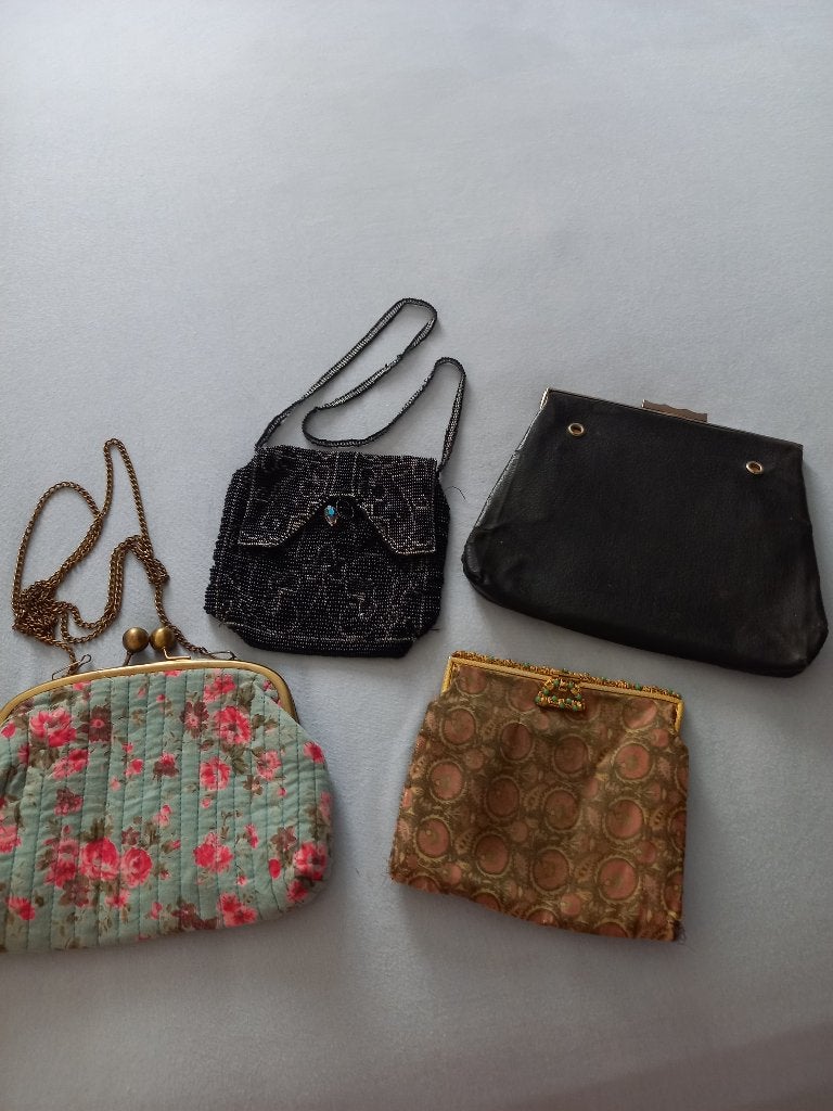 Vintage handtasjes 4 stuks, Ophalen of Verzenden, Dames, Overige merken