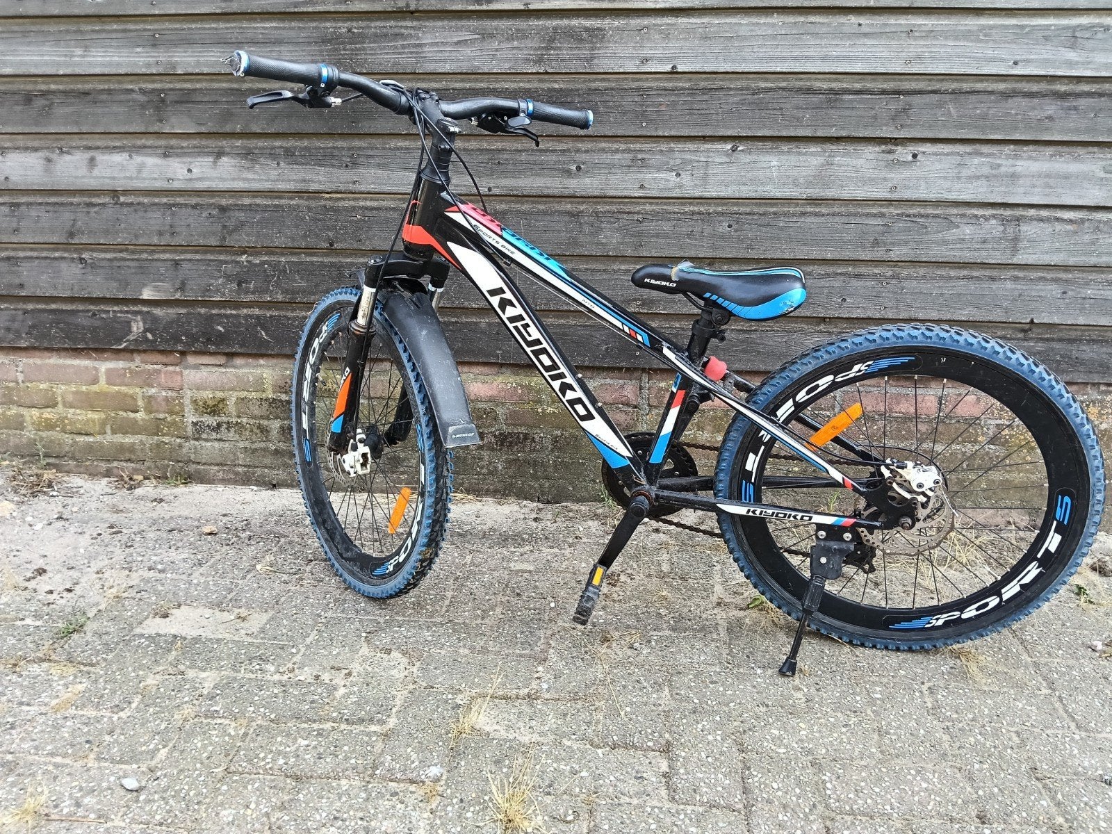 Kiyoko Mountainbike, Gebruikt, Versnellingen, Schijfrem, Ophalen