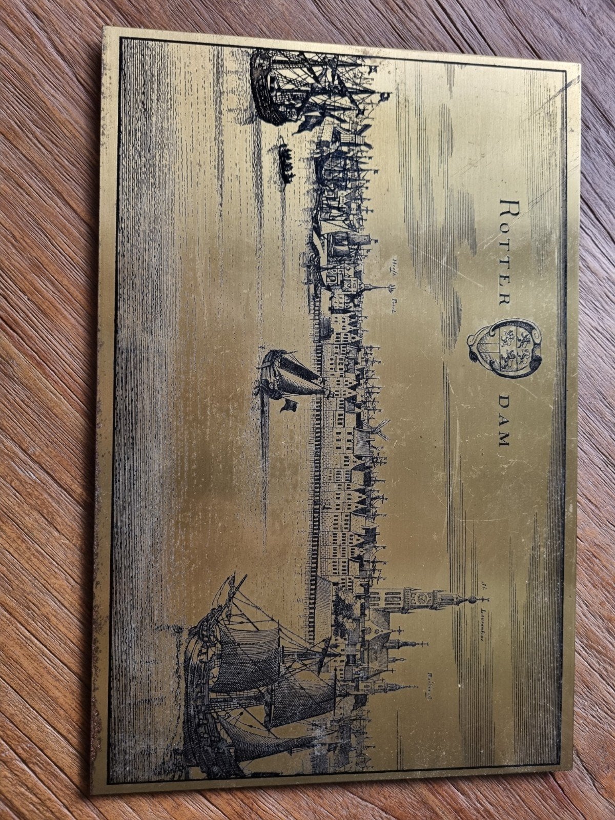 Plak van Rotterdam, Antiek en Kunst, Ophalen of Verzenden