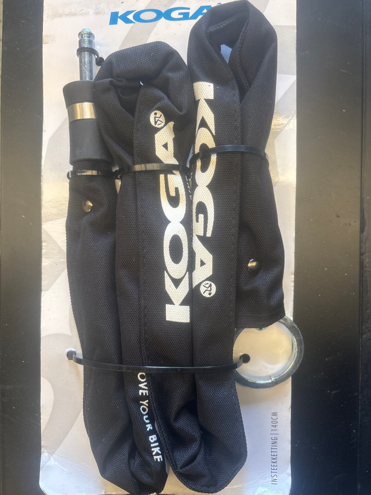 KOGA Insteekketting 140cm voor Ringslot, Ophalen of Verzenden, Nieuw, Insteekslot