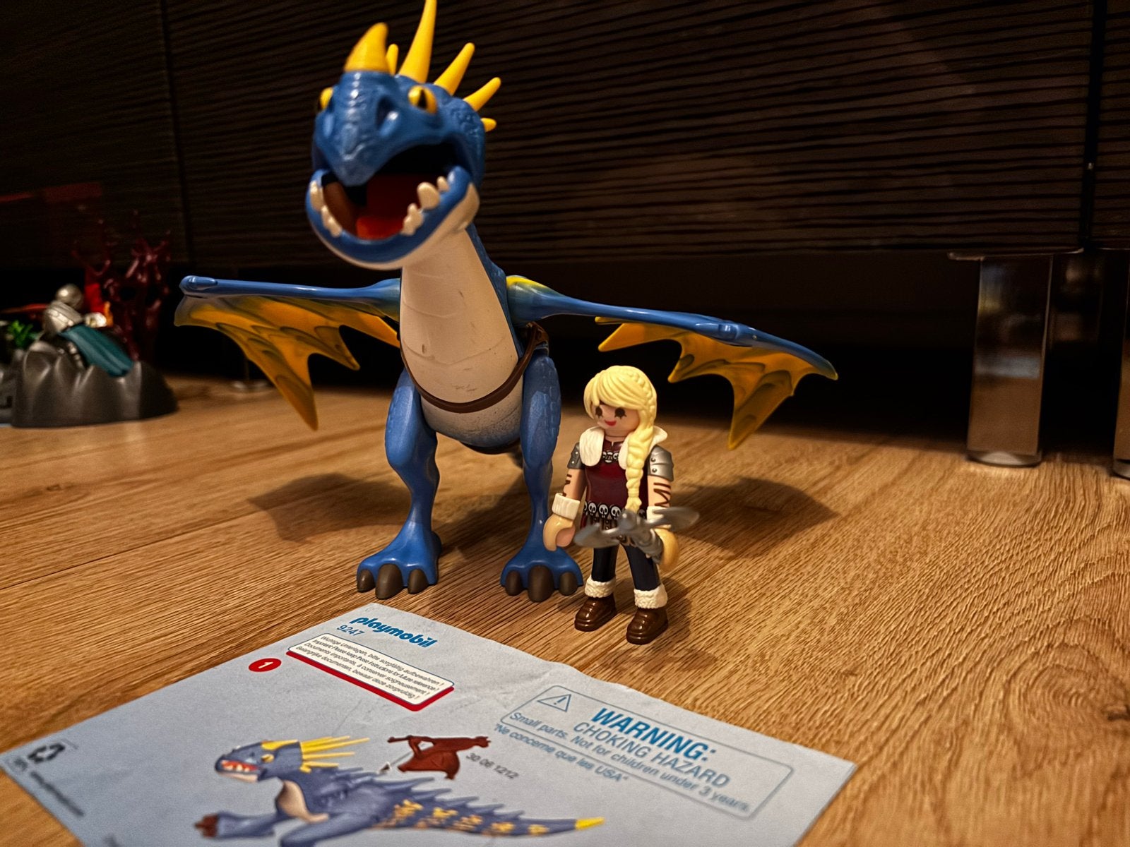 Playmobil Dragons 9247: Astrid met Stormvlieg, Ophalen, Zo goed als nieuw, Complete set