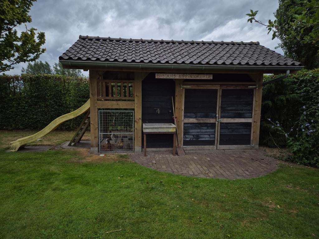 Uniek tuinhuis, kippenhok en speelhuis in 1, Ophalen, Tuinhuis, 250 tot 500 cm, Zonder ramen