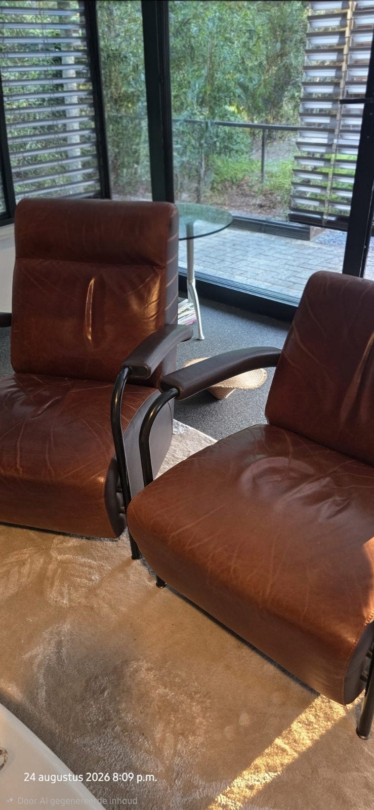 Een of twee Leolux Scylla fauteuil  (s), Ophalen, Modern, Comfortabel, Gebruikt, 75 tot 100 cm