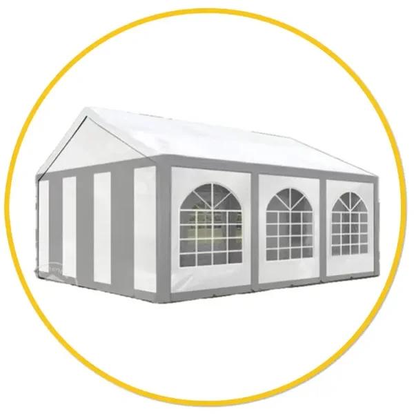 Partytent 3x6 || Huren, Ophalen, Zo goed als nieuw, 5 tot 8 meter