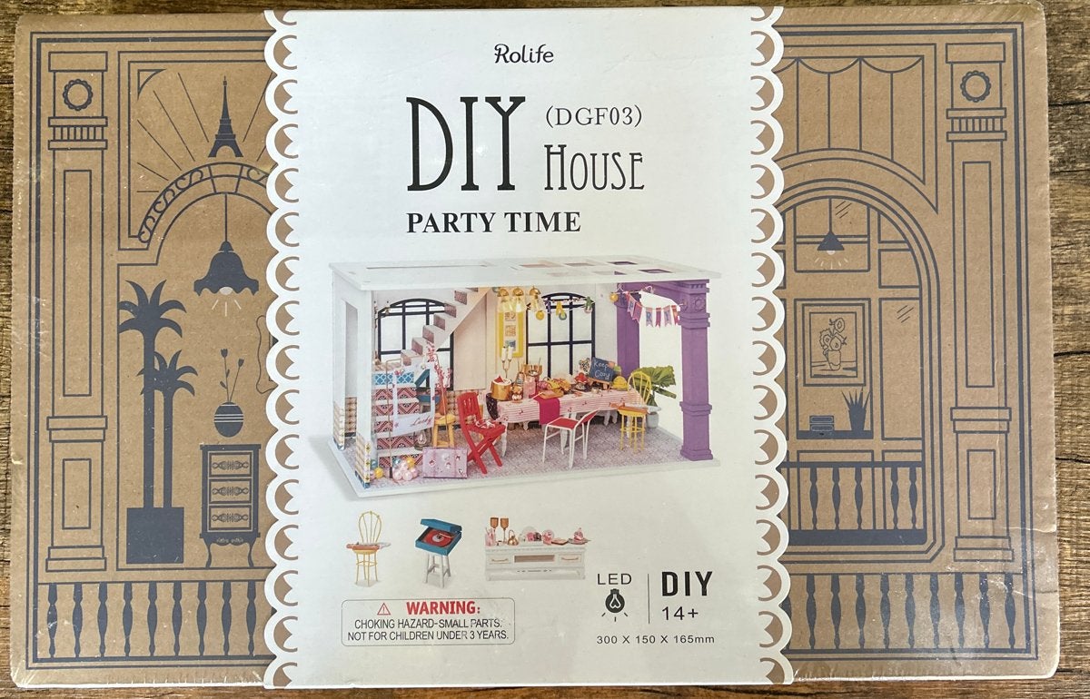 Nieuw: Rolife DIY Huisje - Party Time (DGF03), Overige thema's, Nieuw, Meerkleurig, Overige merken