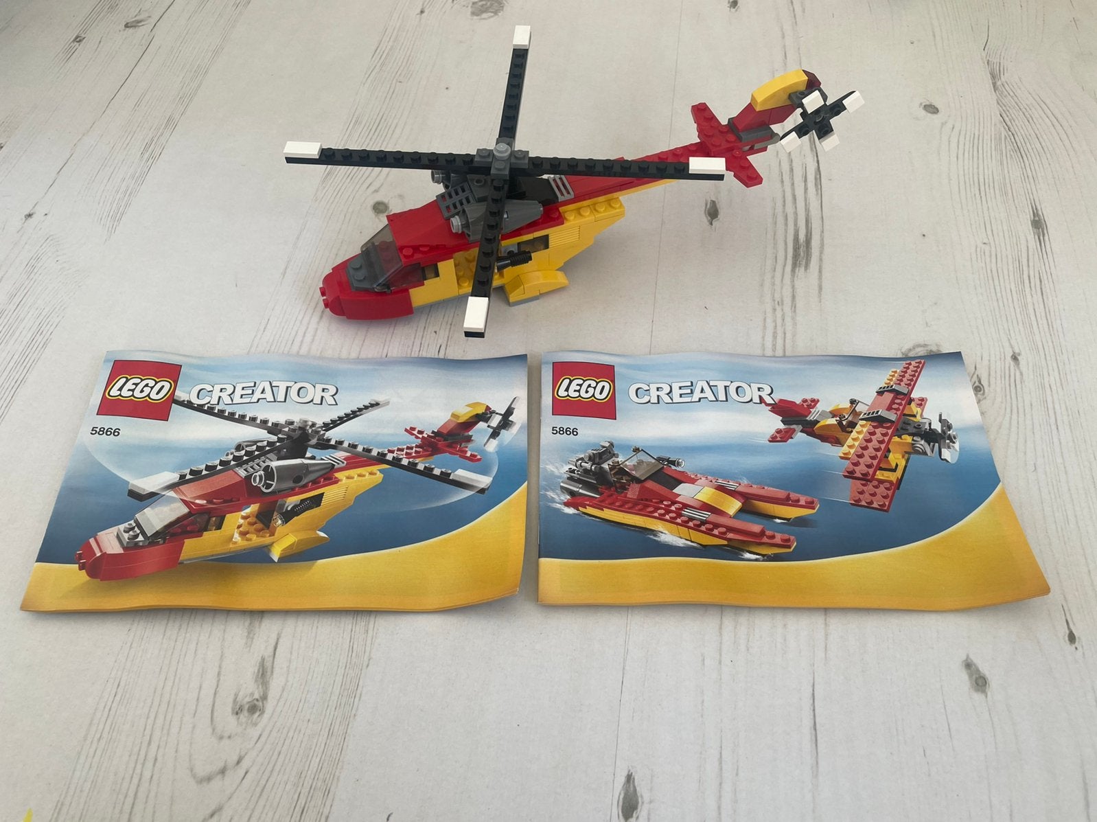 5866 lego creator 3-in-1 Lego helicopter met instructie, Lego, Compleet, Ophalen of Verzenden, Zo goed als nieuw