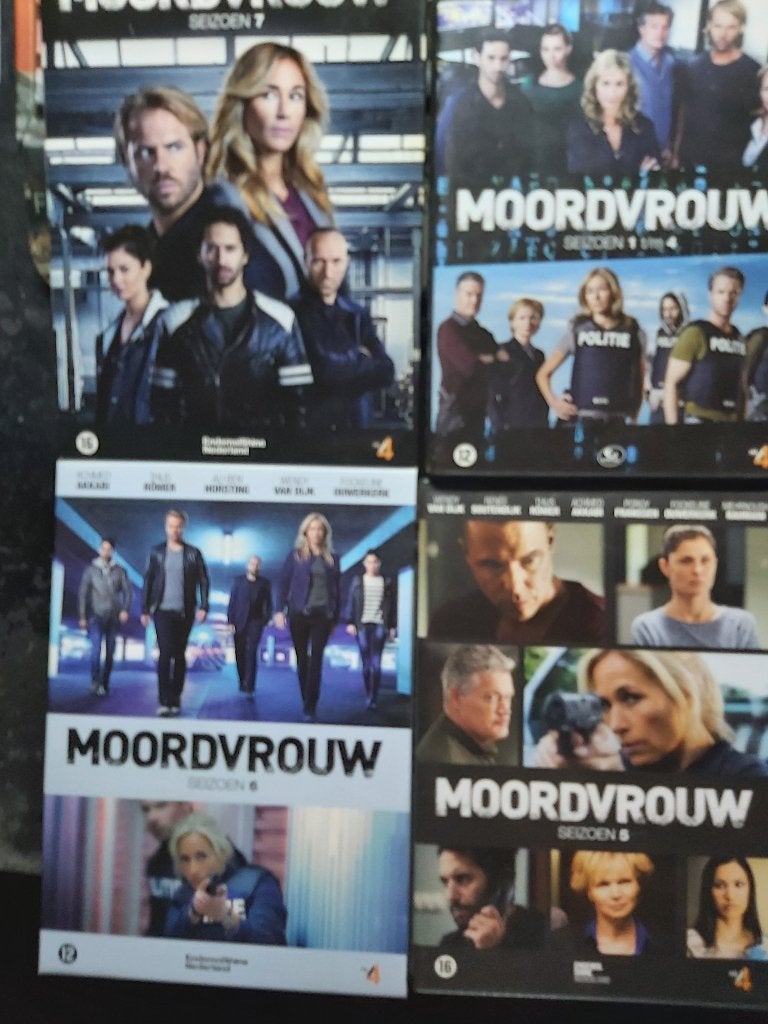 moordvrouw 1 t/m. 7 compleet, Cd's en Dvd's, Dvd's | Tv en Series, Zo goed als nieuw, Complete serie, Drama, Vanaf 9 jaar