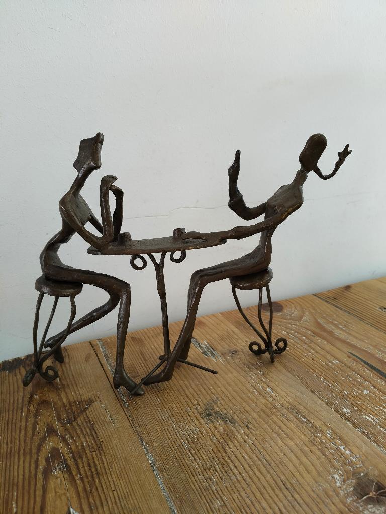 Bronzen beeld groot, Ophalen of Verzenden, Brons