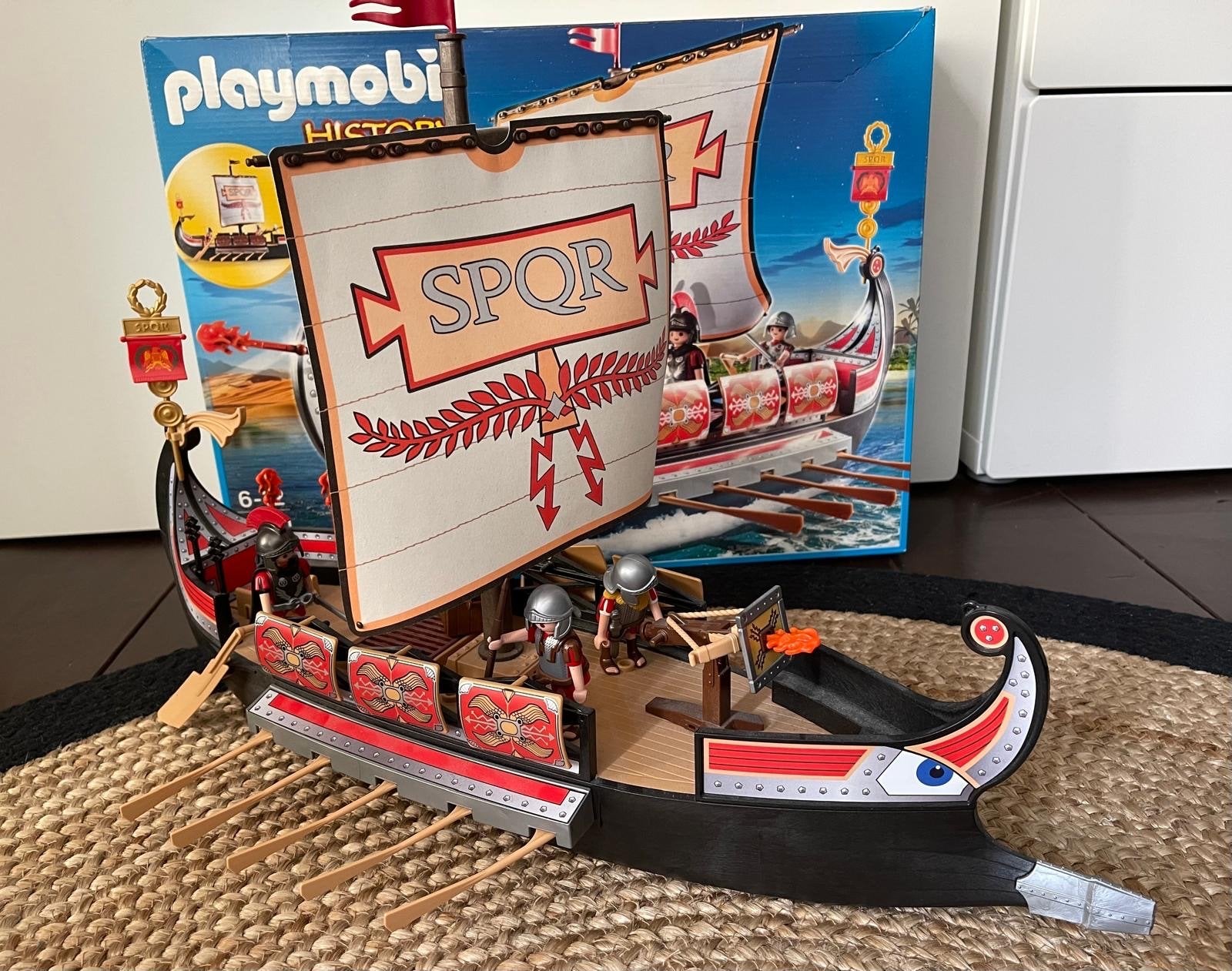 Playmobil Romeins Galeischip - Historisch Speelplezier, Complete set, Zo goed als nieuw, Boot/Schip, Historisch