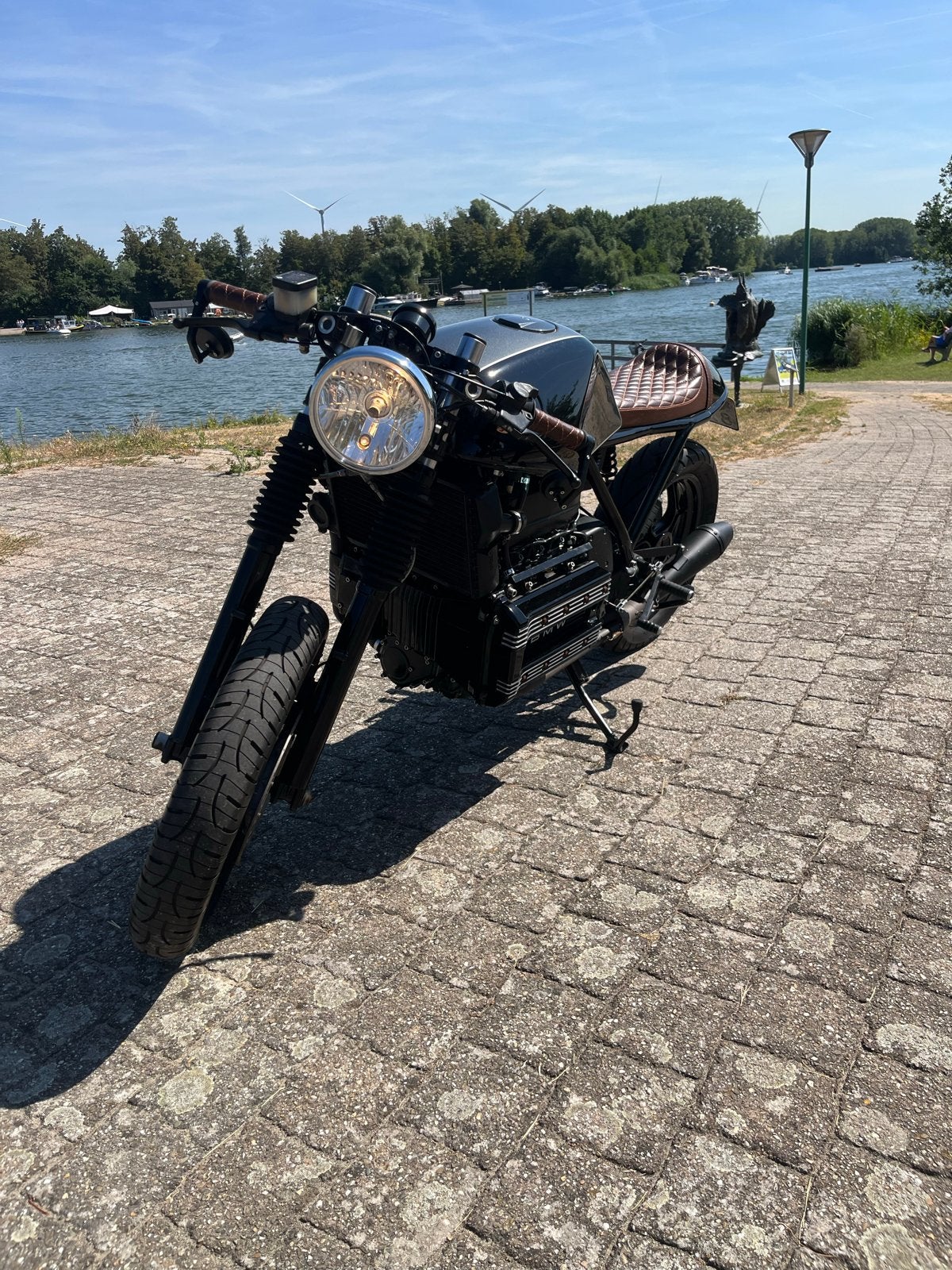 Unieke Custom BMW K100 caferacer  - Nergens zo mooi!, Motoren, 4 cilinders, Motorrijbewijs A, Gebruikt, Particulier