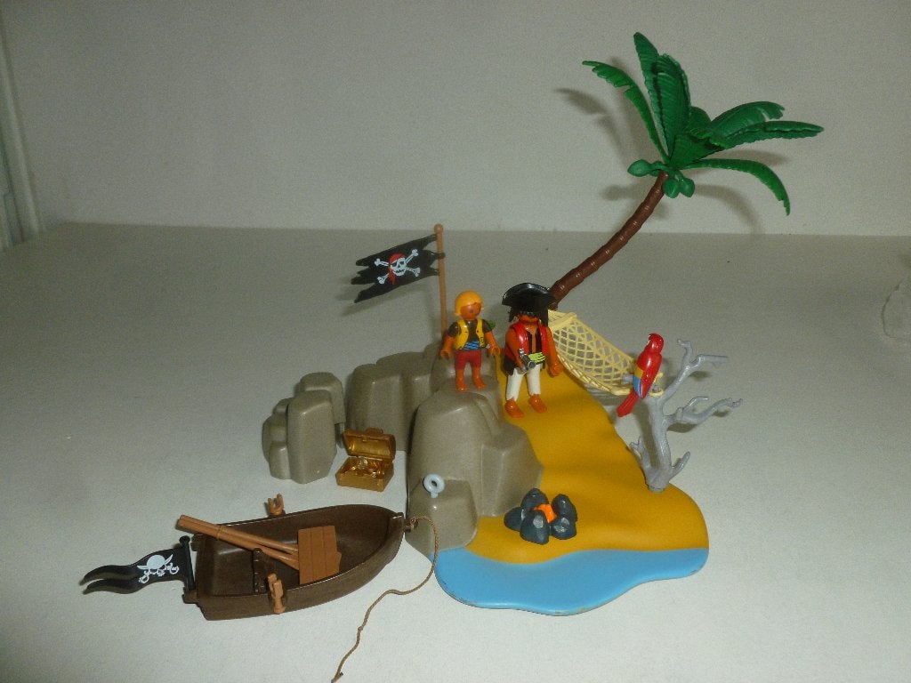 Playmobil Piraten Eiland 4139 Prijs, Pirates, Gebruikt, Complete set, Overige typen