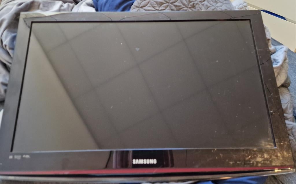 Samsung 32 inch HD TV - Werkt goed (zonder voet/AB), Ophalen, Gebruikt, HD Ready (720p), 80 tot 100 cm
