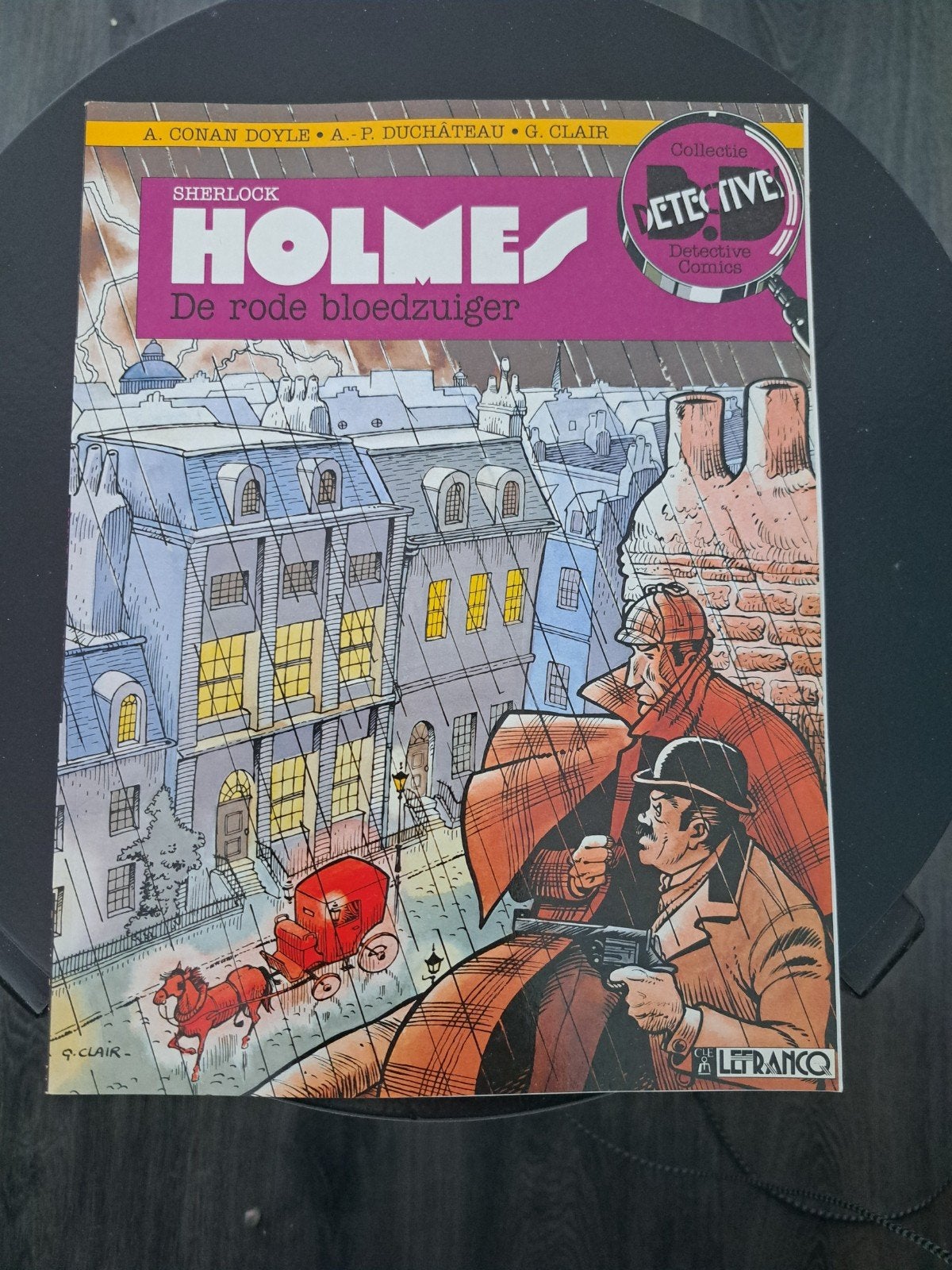 Sherlock Holmes - De rode bloedzuiger, LeFranco, Eén stripboek, Ophalen of Verzenden, Zo goed als nieuw, A. Conan Doyle, A.-P. Duchateau, G. Clair