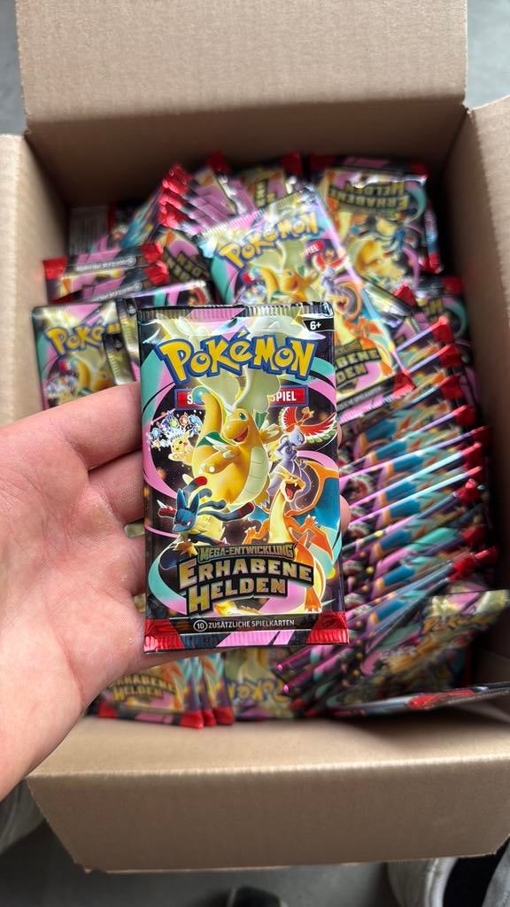 Ascended heroes booster packs duits ‼️BESTE PRIJS‼️, Ophalen of Verzenden, Zo goed als nieuw, Booster