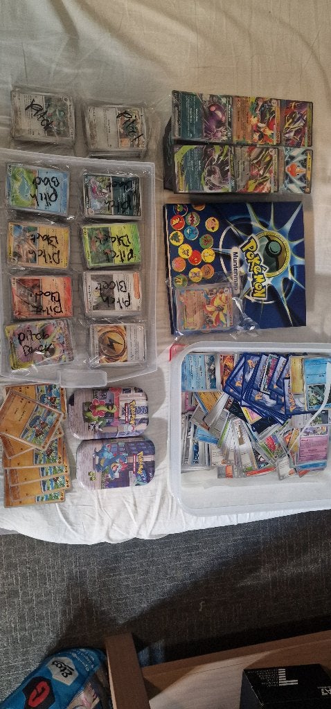 Pokemon kaarten bulk + hits, Ophalen of Verzenden, Zo goed als nieuw, Meerdere kaarten, Foil