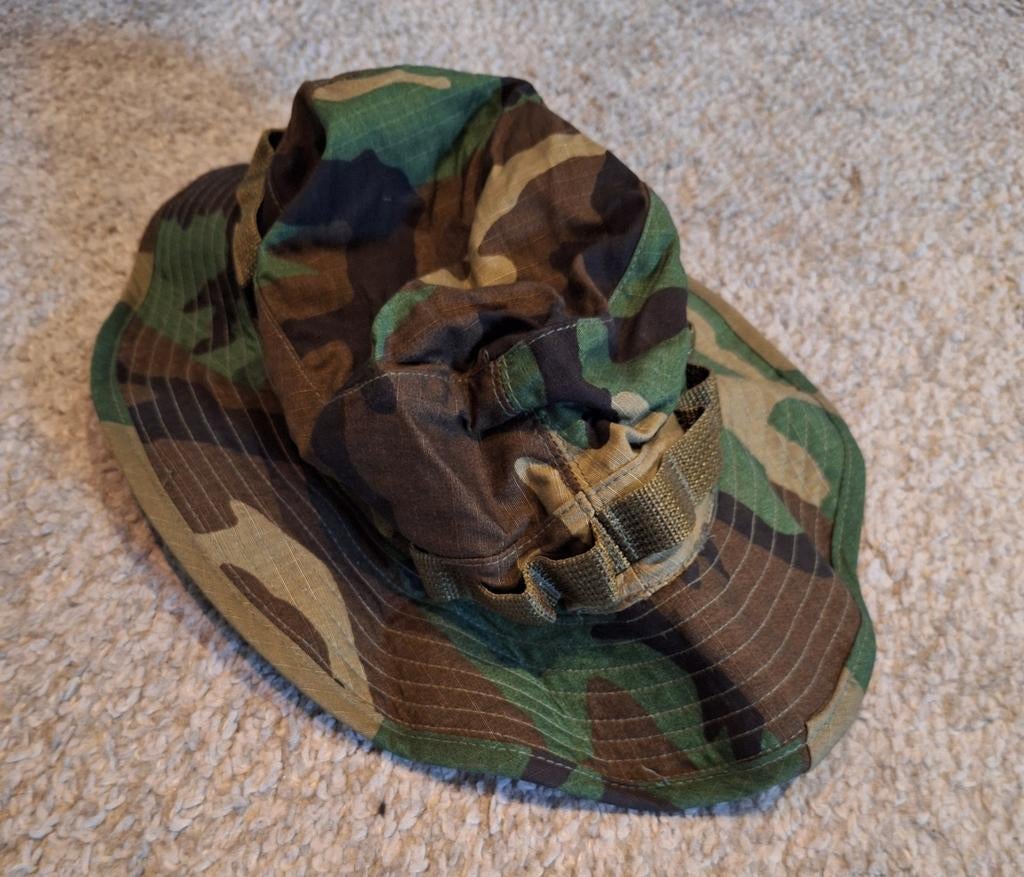 Originele boonie jungle hat zomer pet, Verzamelen, Verzenden, Landmacht, Amerika, Kleding of Schoenen