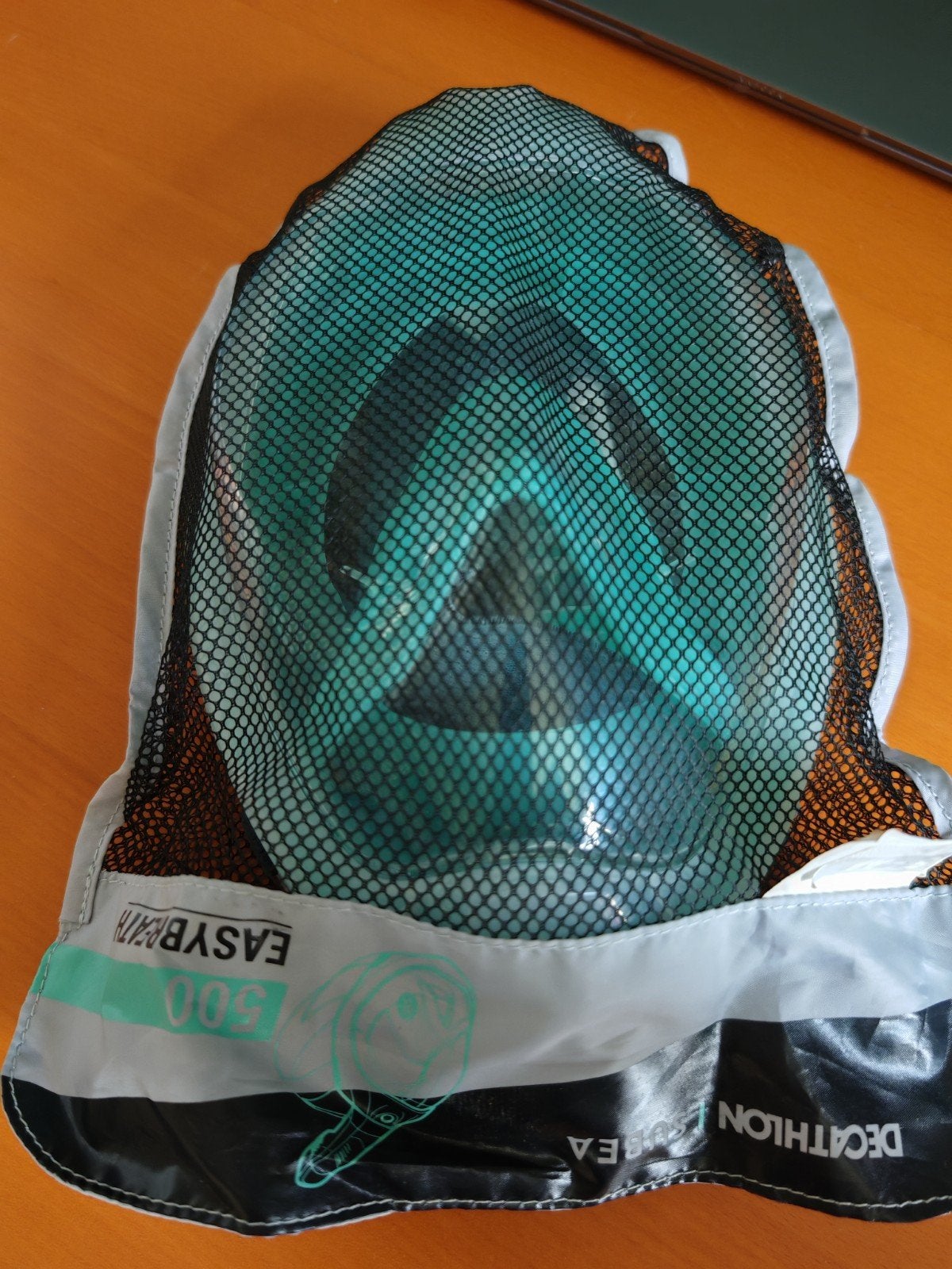 Decathlon Easybreath 500 Snorkelmasker S/M - Zo goed als nie, Ophalen of Verzenden, Zo goed als nieuw, Snorkelmasker