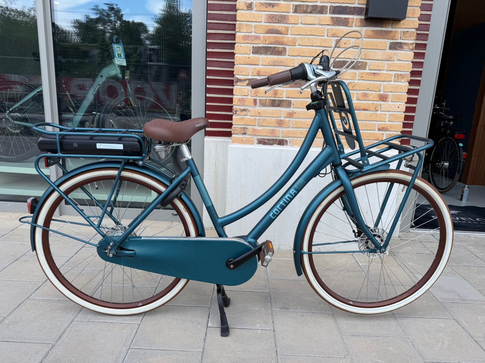 Cortina U4 Elektrische Transportfiets 28 inch ZGAN N7 450wh!, Fietsen en Brommers, Fietsen | Meisjes, Oke, Versnellingen, Zo goed als nieuw