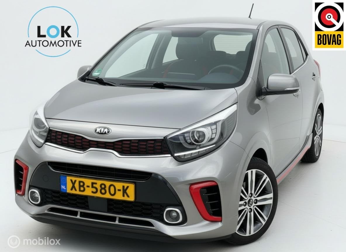 Kia Picanto 1.0 T-GDI GT-Line CAMERA|LED|LEDER|STOELVERW|, Gebruikt, 920 kg, Bedrijf, Handgeschakeld