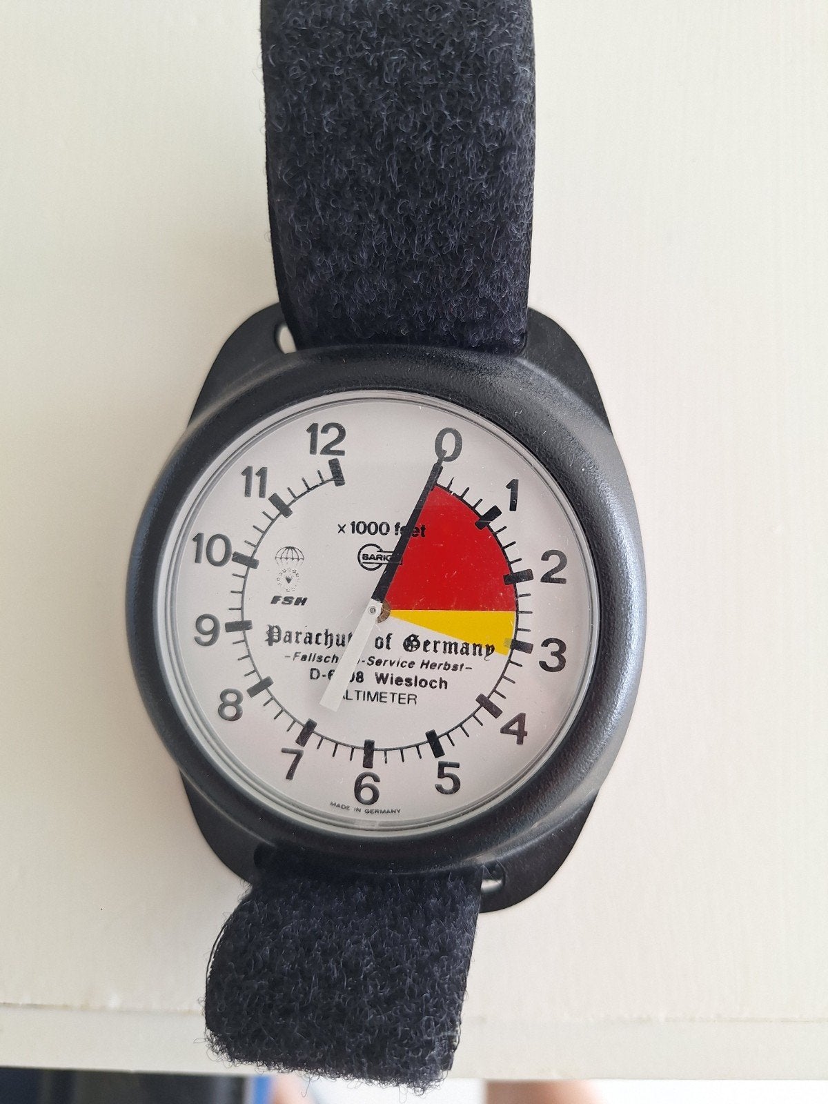 Parachute of Germany hoogtemeter - FSK - Made in Germany, Gebruikt, Zwart, Ophalen of Verzenden, Hoogte