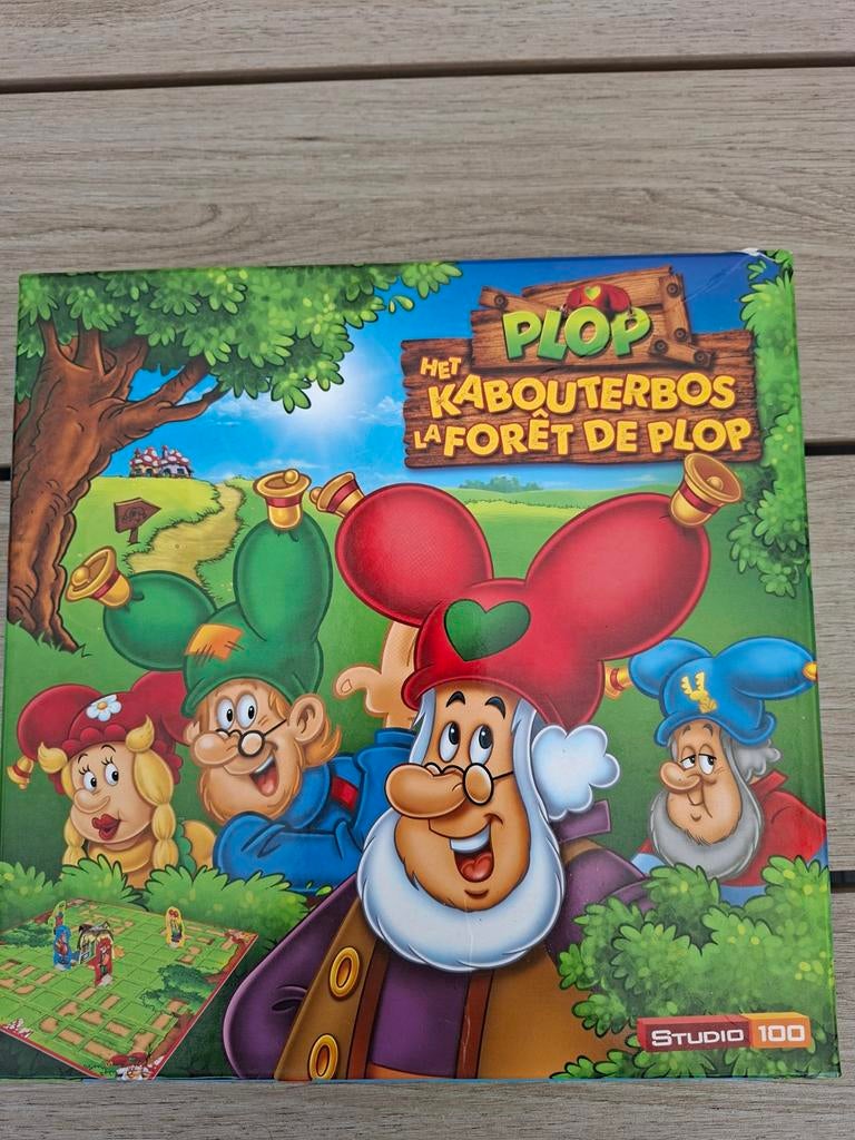 Plop Het Kabouterbos Bordspel - Studio 100, Hobby en Vrije tijd, Gezelschapsspellen | Bordspellen, Drie of vier spelers, Ophalen of Verzenden
