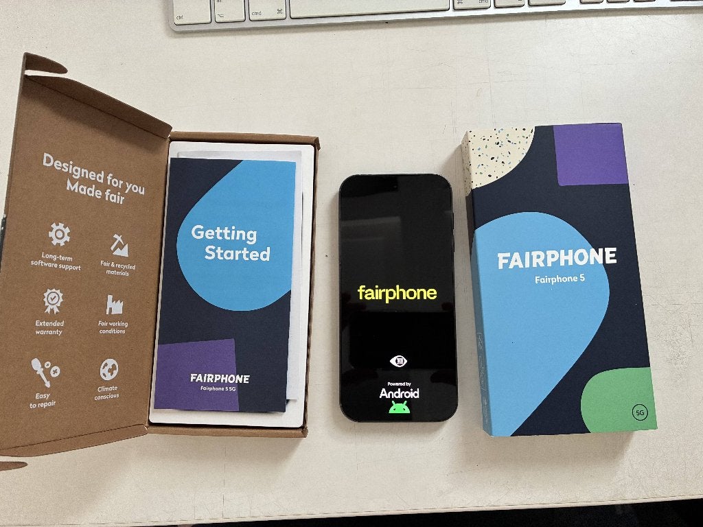 Fairphone 5 met nieuw scherm, Gebruikt, Ophalen of Verzenden, Klassiek of Candybar, Zonder simlock