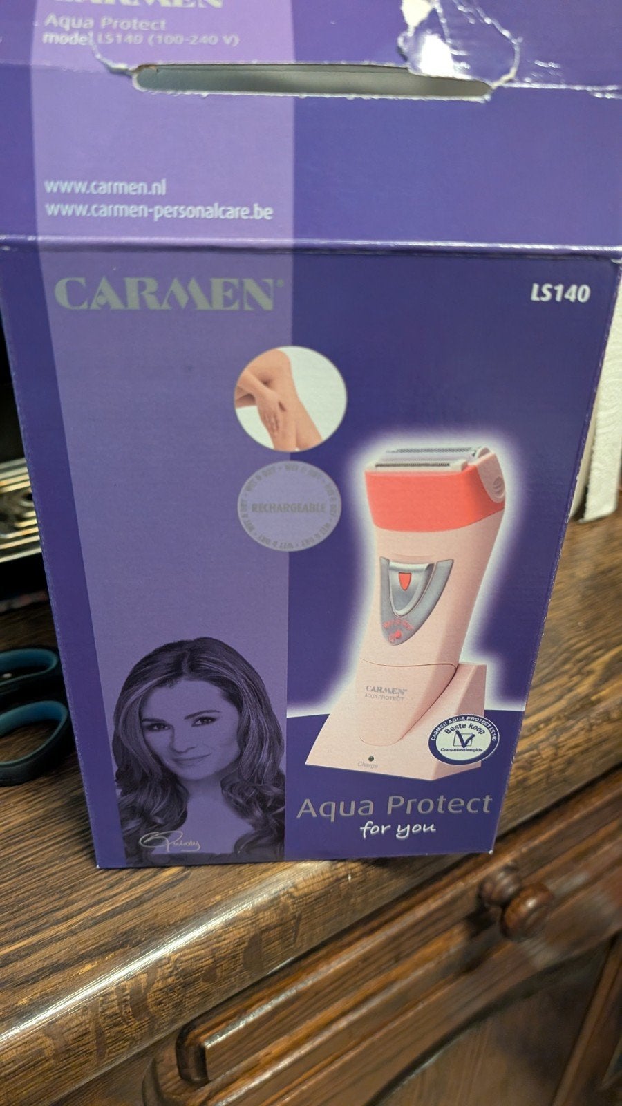 Carmen Aqua Protect LS140 Ladyshave - Nieuw in doos, Ophalen of Verzenden, Nieuw, Scheren en Epileren