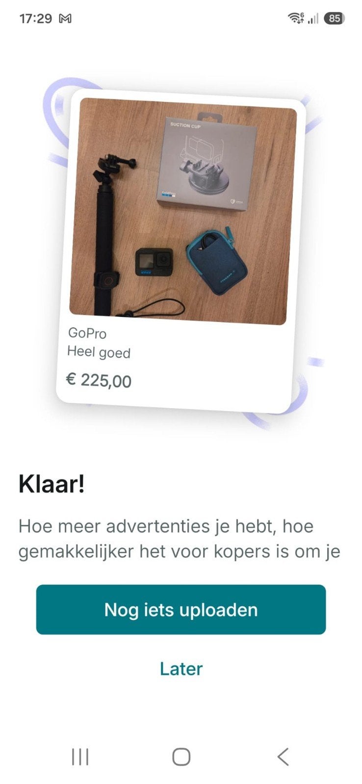 GoPro 12 met diverse toebehoren