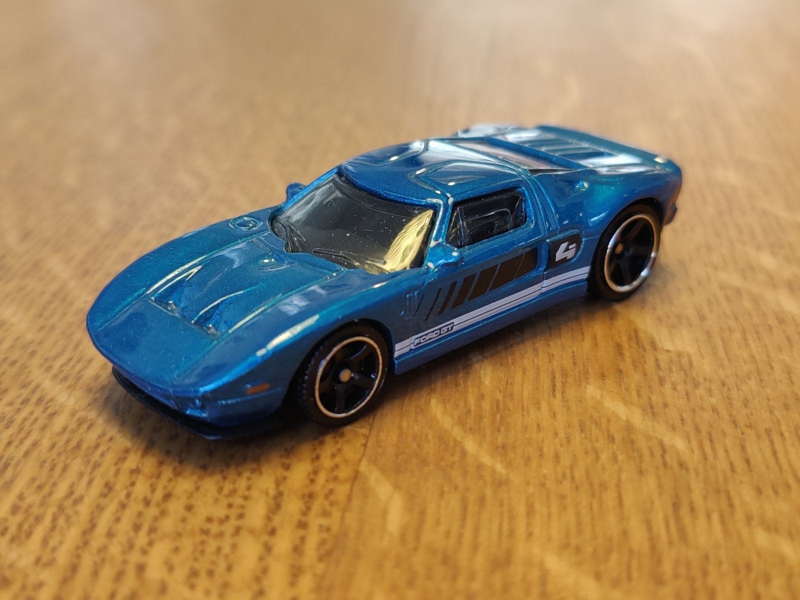 Matchbox Ford GT 40 BLAUW, Hobby en Vrije tijd, Ophalen of Verzenden, Zo goed als nieuw, Auto
