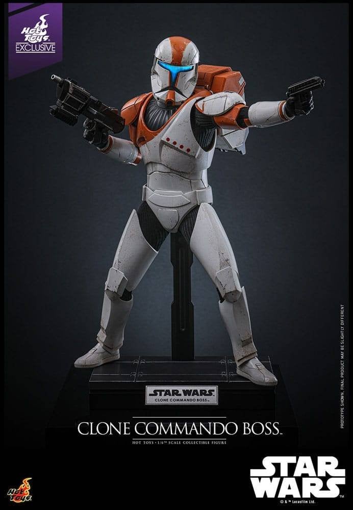 Hot Toys TMS151 Star Wars The Clone Wars Clone Commando Boss, West Campus 1 76863 Herxheim (DE), Heo GmbH, Nieuw, Ophalen of Verzenden