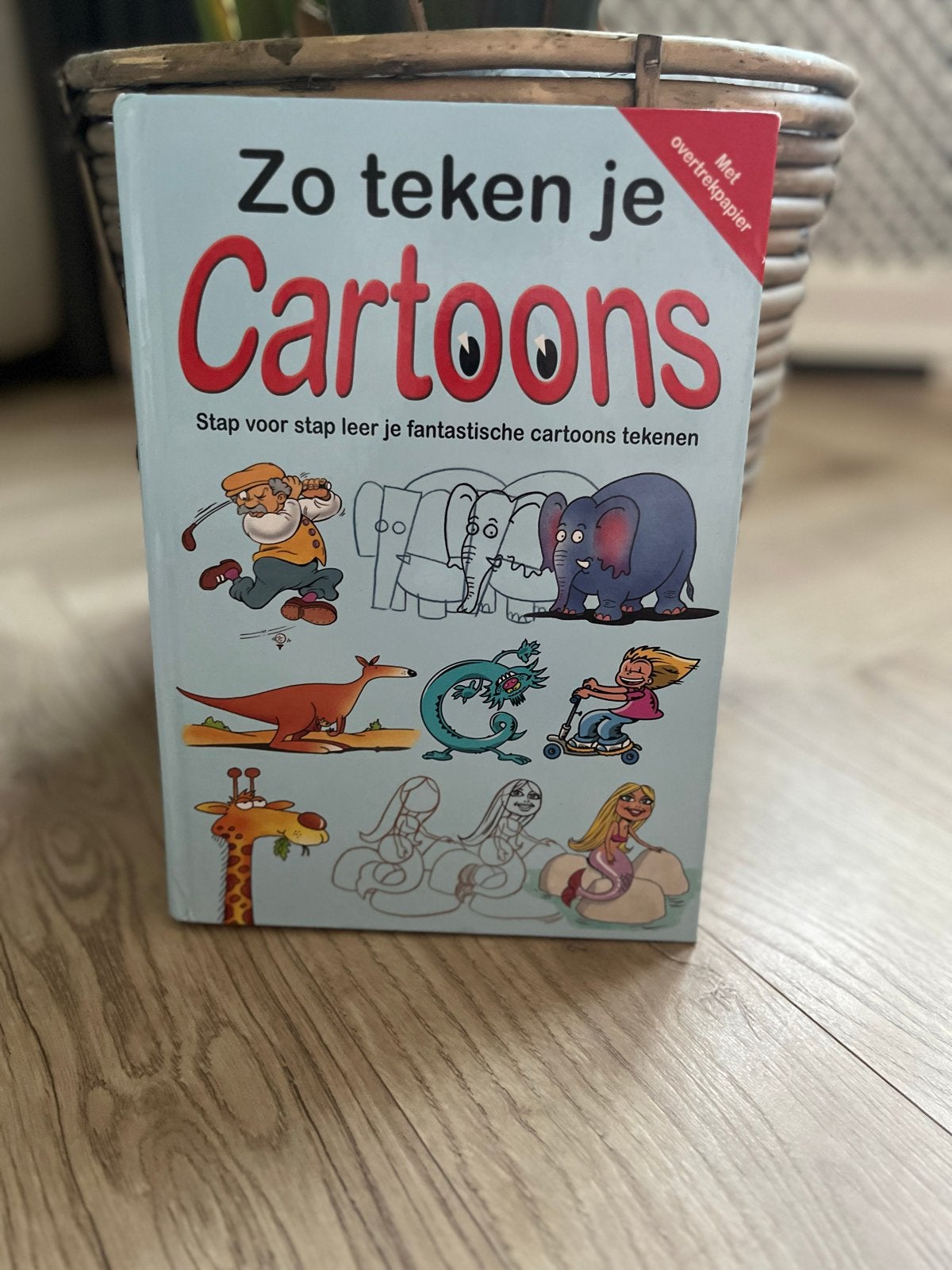 Zo teken je Cartoons - Leer stap voor stap cartoons tekenen, Ophalen, Zo goed als nieuw, Boek of Gids