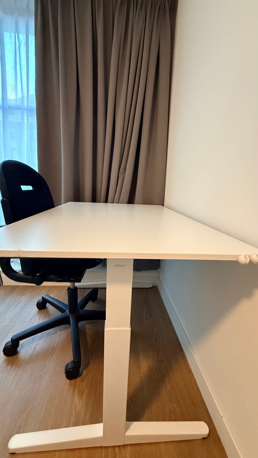 Ahrend Balance bureau 120x80 + Ahrend Zest bureaustoel, Ophalen, Gebruikt, Rechthoek