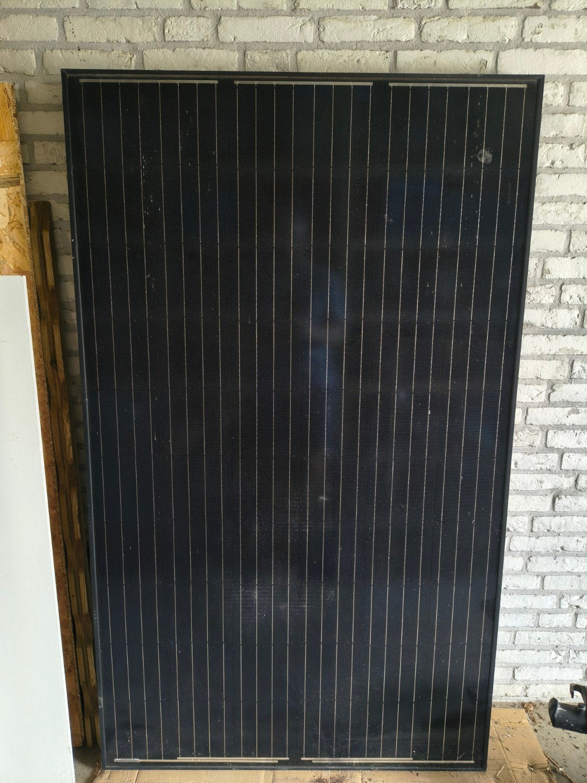 2 zonnepanelen 300Wp met Growatt omvormer, Ophalen, Zo goed als nieuw, Compleet systeem, 200 wattpiek of meer