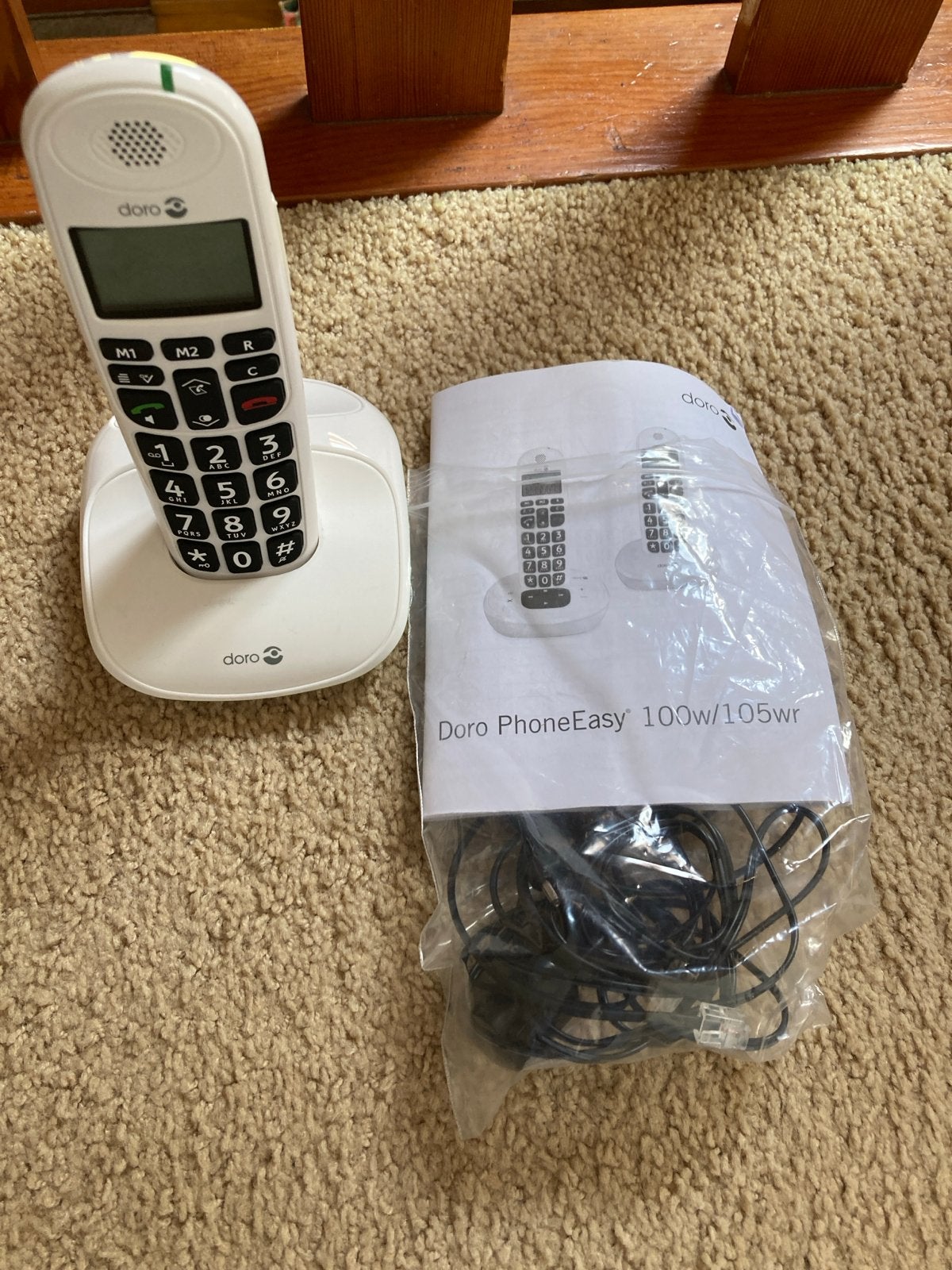 Doro PhoneEasy 100w draadloze telefoon, Ophalen, Zo goed als nieuw, 1 handset