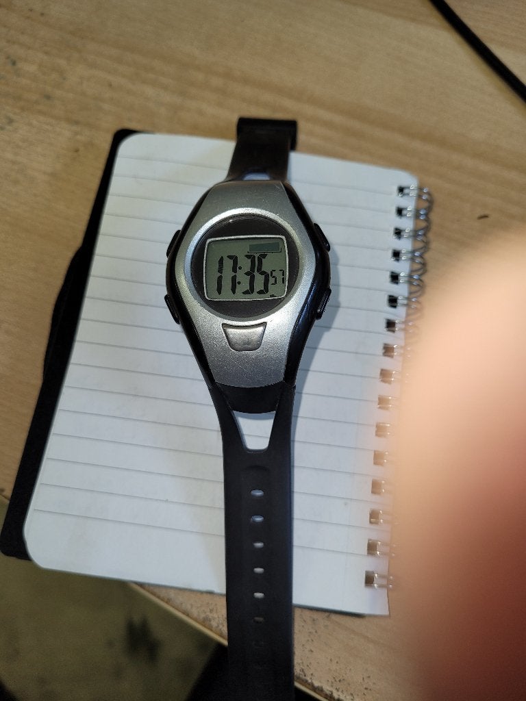 zgan beurer pm 15 hartslag horloge met vingersensor, Hartslag, Zwart, Ophalen of Verzenden, Zo goed als nieuw